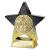 Gold Superstar Maths Award 110mm - view 1