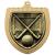 Gold Cobra Shield Field Hockey Medal 70mm - view 1