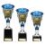 Blue & Silver Cobra Star Lawn Bowls Cup 230mm - view 2