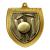 Gold Cobra Shield Cricket Medal 70mm - view 1