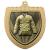 Gold Cobra Shield Martial Arts  Medal 70mm - view 1