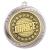 Silver Superstar Dance Medal 60mm - view 1