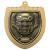 Gold Cobra Shield Ice Hockey Medal 70mm - view 1