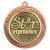 Bronze Superstar Star Performer Medal 60mm - view 1