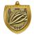 Gold Cobra Shield Cycling Medal 70mm - view 1