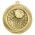 Gold Superstar Basketball Medal 60mm - view 1