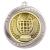 Silver Superstar Ice Hockey Medal 60mm - view 1