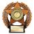 Emperor Star Bronze Head Teacher Award Plaque - view 1