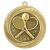 Gold Superstar Tennis Medal 60mm - view 1