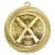 Gold Superstar Clay Pigeon Shooting Medal 60mm - view 1