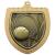 Gold Cobra Shield Tennis Medal 70mm - view 1
