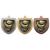 Gold Cobra Shield Boxing Medal 70mm - view 2