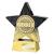Gold Superstar Winner Trophy 140mm - view 1