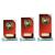 Seismic Red Glass Cricket Award 190mm - view 2
