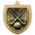 Gold Cobra Shield Field Hockey Medal 70mm - view 1