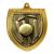 Gold Cobra Shield Cricket Medal 70mm - view 1