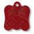 Dog Face Red Pet Tag 23mm - view 1