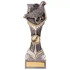 220mm Pigeon Trophy Silver Gold