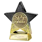 Gold Superstar Star Performer Award 110mm