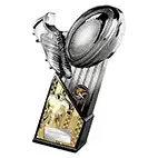 The Marauders Gold Shirt Rugby Trophy 220mm