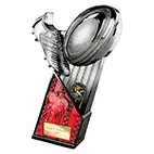The Marauders Red Shirt Rugby Trophy 220mm