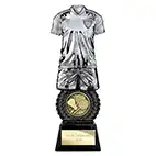 Intensity Gunmetal Shirt Badminton Trophy