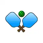 Pickleball Centre Blue 25mm