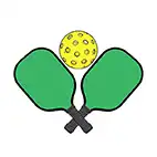 Green Pickleball Centre 25mm