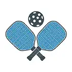 Pickleball Centre Blue Grey 25mm