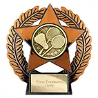 Emperor Star Bronze Badminton Plaque