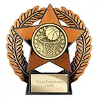 Emperor Star Bronze Basketball Plaque