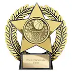 Emperor Star Gold Basketball Plaque