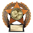 Emperor Star Bronze Boxing Plaque