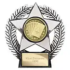 Emperor Star Silver Poker Plaque