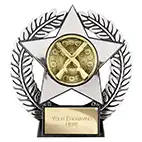 Emperor Star Silver Clay Pigeon Plaque