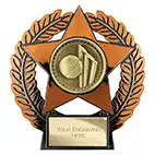 Emperor Star Bronze Cricket Plaque
