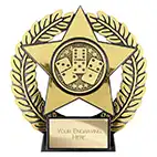 Emperor Star Gold Dominoes Plaque