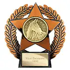Emperor Star Bronze Equestrian Plaque