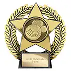 Emperor Star Gold Lawn Bowls Plaque