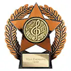 Emperor Star Bronze Music Plaque