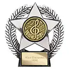 Emperor Star Silver Music Plaque