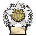 Emperor Star Silver Quiz Plaque