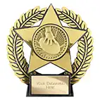Emperor Star Gold Rugby Plaque