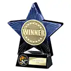 Blue Superstar Winner Trophy 140mm