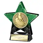 Green Superstar Rugby Trophy 110mm