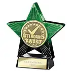 Green Superstar Attendance Award 110mm