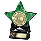 Green Superstar Winner Trophy 140mm