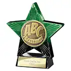 Green Superstar Spelling Award 110mm