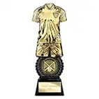 Intensity Gold Shirt Hockey Trophy