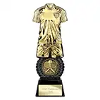 Intensity Gold Shirt Tennis Trophy